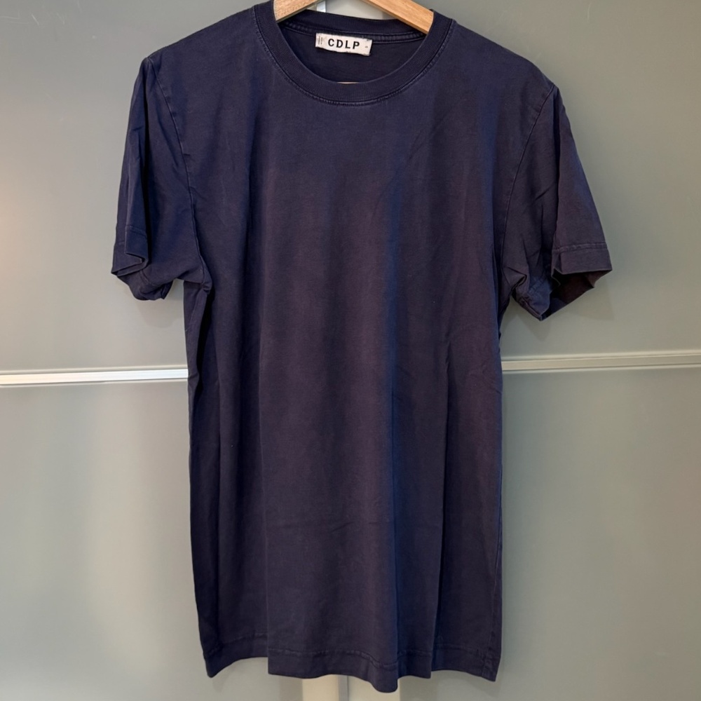 CDLP Black Midweight Navy T-Shirt - Small